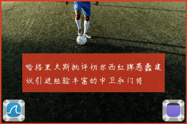 哈格里夫斯批评切尔西红牌愚蠢建议引进经验丰富的中卫和门将